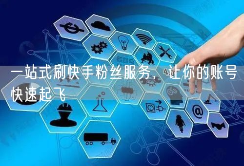 一站式刷快手粉丝服务，让你的账号快速起飞