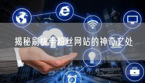揭秘刷快手粉丝网站的神奇之处