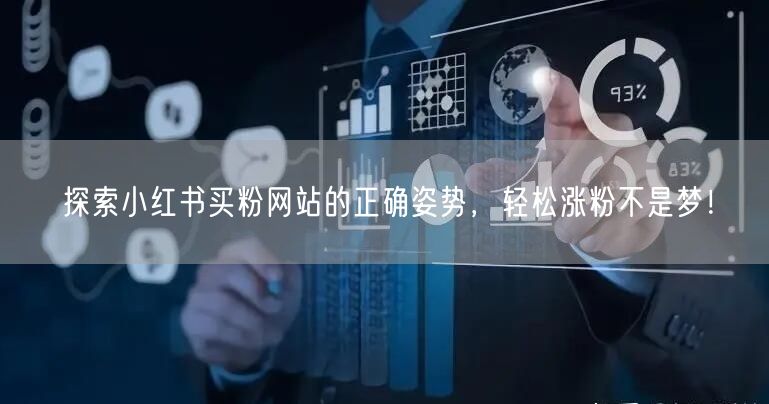 探索小红书买粉网站的正确姿势，轻松涨粉不是梦！